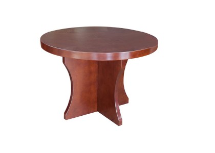 Small Round Veneer Table